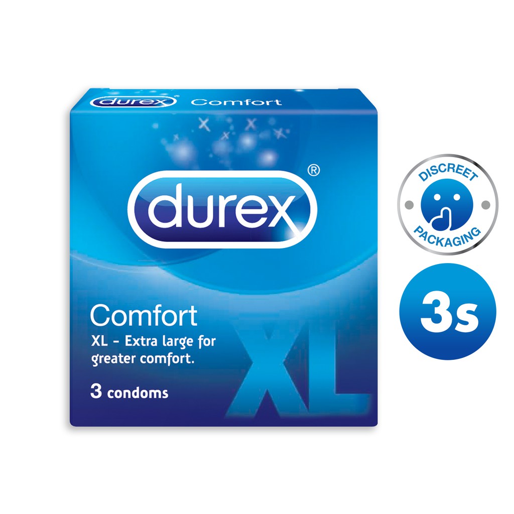 Durex Comfort XL (Largest) Condoms 3s Shopee Singapore