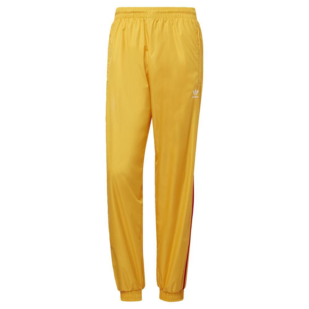 yellow track pants adidas