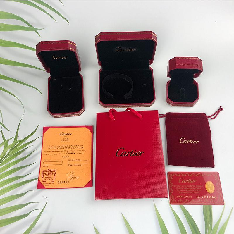 Cartier Cartier Ring Box Bracelet Box Necklace Box Tote Bag Universal Card Home Packaging Box Jewelry Box