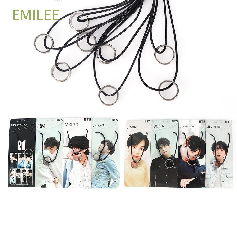 Kook Jewelry Jin V Suga Rap Monster Jimin Stainless Steel Kpop Bts Necklace