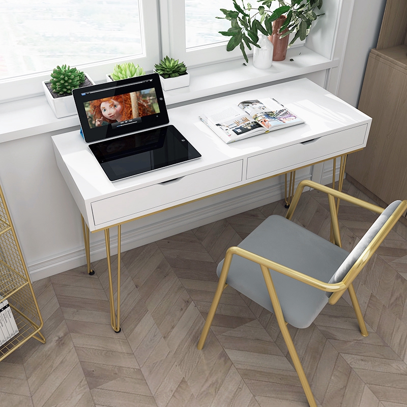 computer desk with drawers