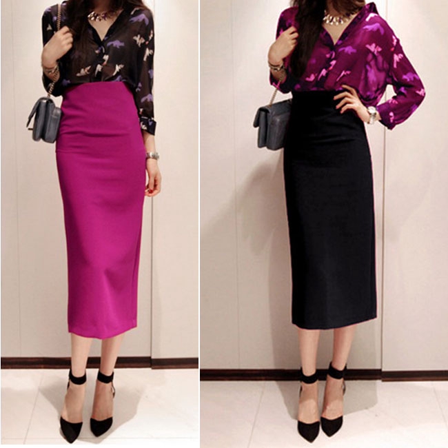 maxi skirt office outfit