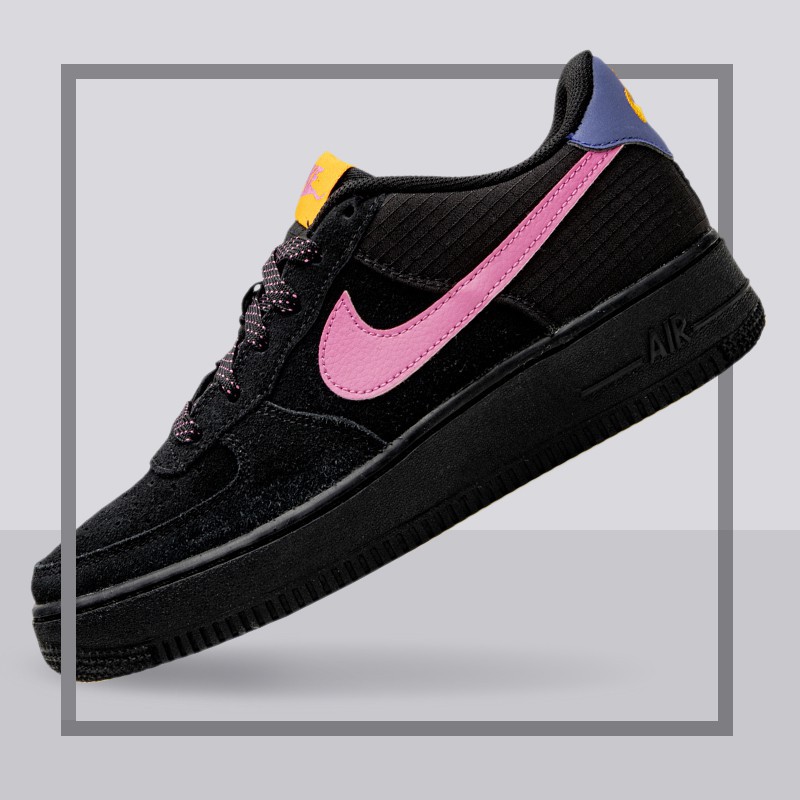 nike air force 1lv8 black