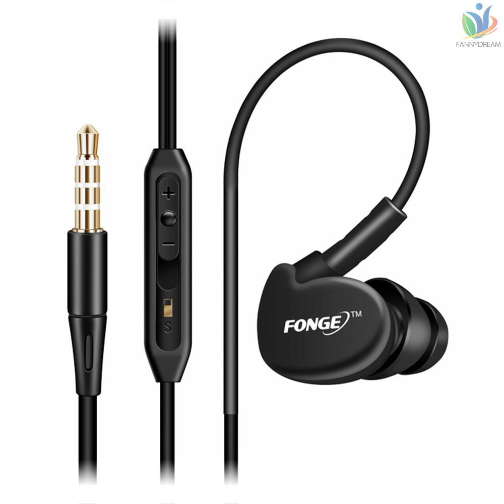 wired earphones with ear hooks