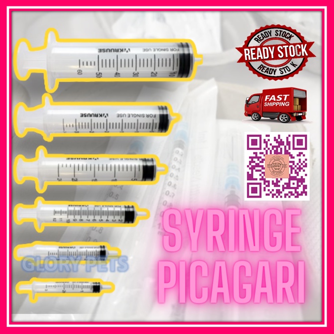 Malaysia] Syringe Picagari Medical Supplies Terumo Nipro BD 1ml