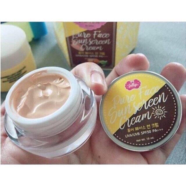 jellys pure face sunscreen cream