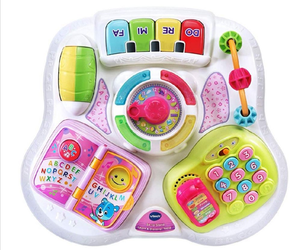 vtech sit to stand learn and discover table