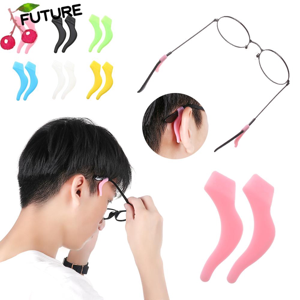 Future 2 Pairs Eyewear Anti Slip Silicone Hook Grips Eyeglasses Glasses Ear Hooks Shopee Singapore