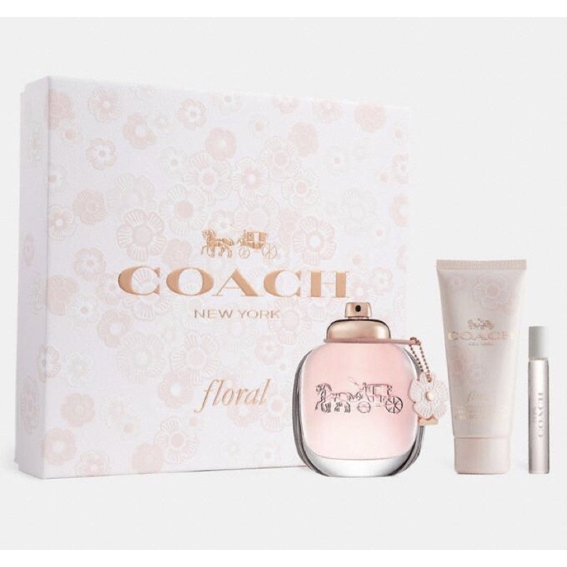 coach floral perfume set