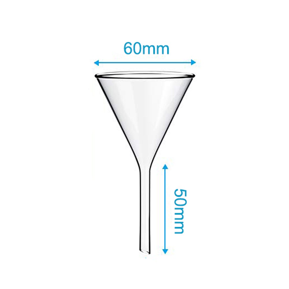 Stem Diameter 13mm UGF1002 3.3 Borosilicate Glass ULAB Scientific Glass Funnel 100mm 