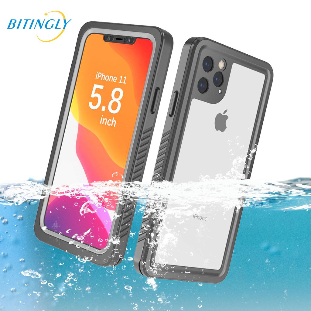 Iphone 11 Pro Max Ip68 Anti Fall Protection Water Resistant Case Life Water Protection Cover Casing
