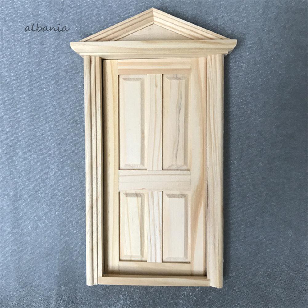 dolls house wooden front door