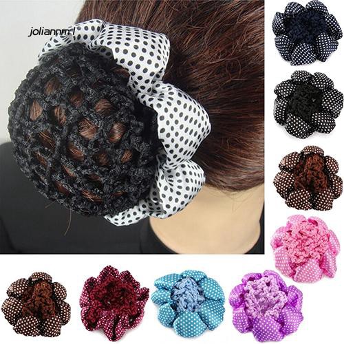 Jlnm Women Fashion Bun Cover Hair Snood Ballet Dance Skating