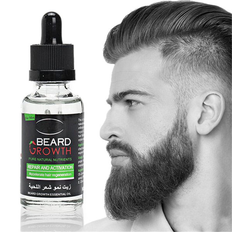 Aichun Beauty Men Liquid Beard Growth Essential Oil Fast Enhance Facial