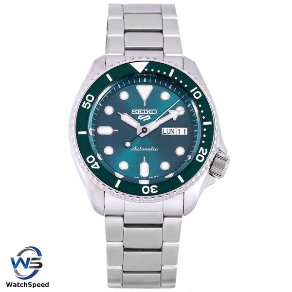 Seiko SRPD61 SRPD61K SRPD61K1 Automatic Green Dial Sports Watch ...