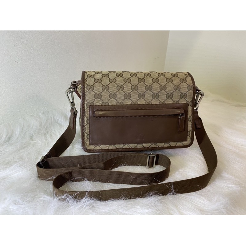 gucci crossbody bag canvas