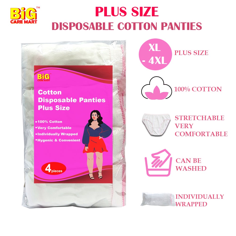 Malaysia] Big Care Mart Plus Size Disposable Panties Cotton