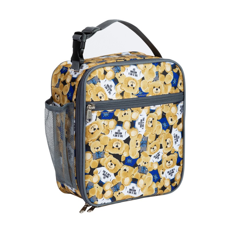 Insulated Lunch Bag For Women Light Portable Girls Food Thermal Children School Student Transport Zipper