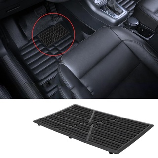25*16cm Anti-slip Car Floor Mat Interior Accessories Heel Pad Pedal Cover Black PVC Universal