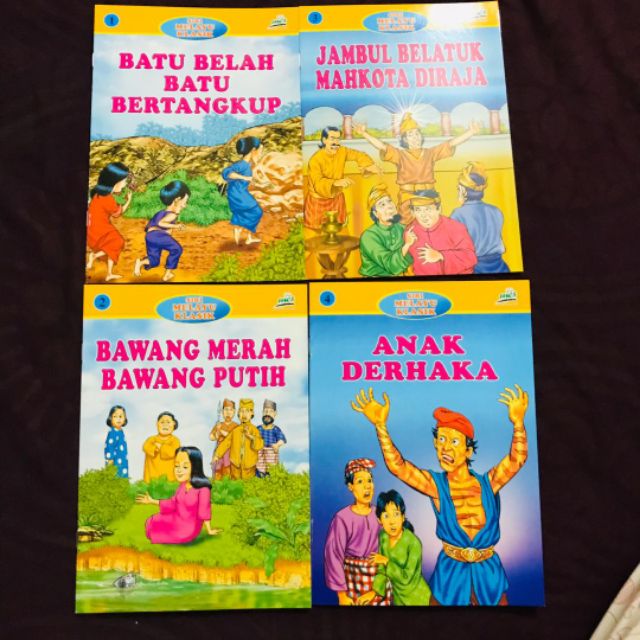 1 Set Buku Cerita Siri Melayu Klasik 12 Books Shopee Singapore