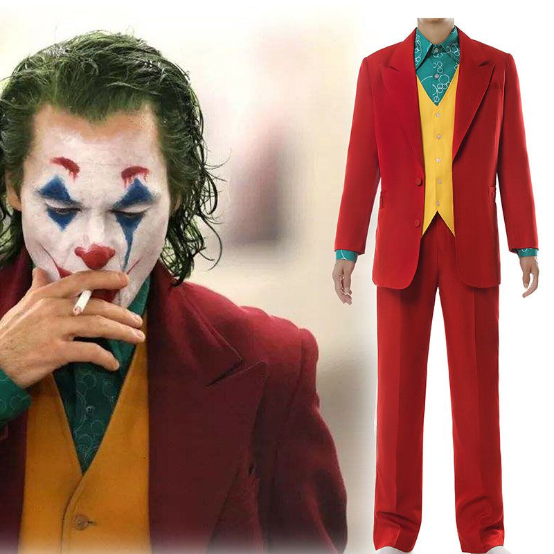 Funny Western Movies Joker New Mens Movie Arthur Fleck 4pcs Suit Set ...