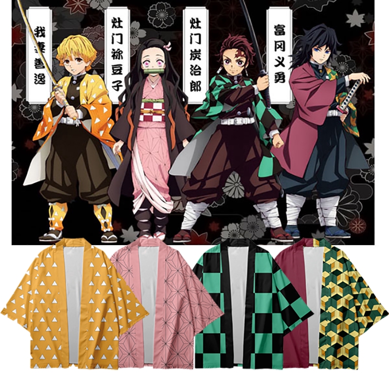 Demon Slayer Kimetsu No Yaiba Tanjiro Kamado Cosplay Costume - roblox tanjiro cosplay