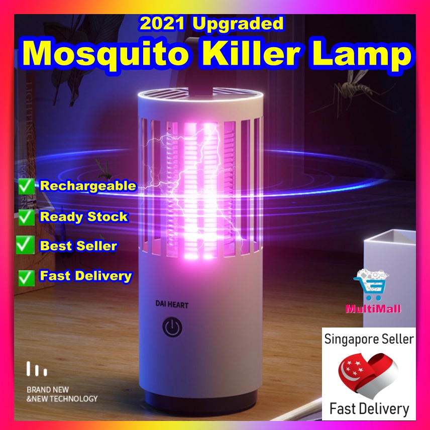 Electronic Mosquito Killer Lamp 2000 mah Battery Pest l Anti Fly
