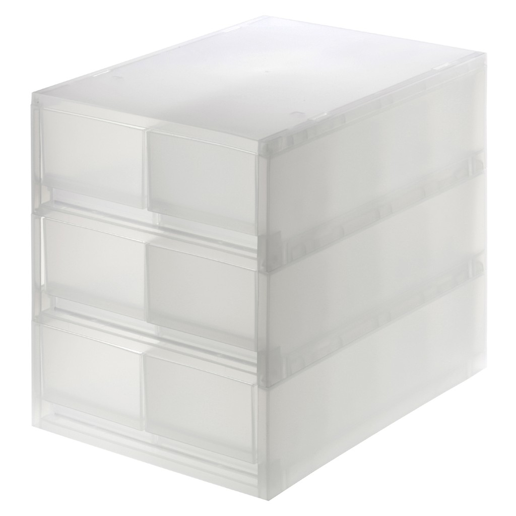 MUJI Polypropylene Storage Case Shallow 26x37xH32.5cm Shopee Singapore