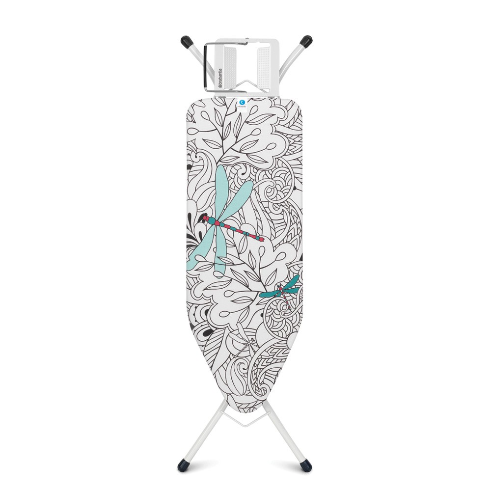 Brabantia Size C Ironing Board 124x45cm With Solid Steam Iron Rest
