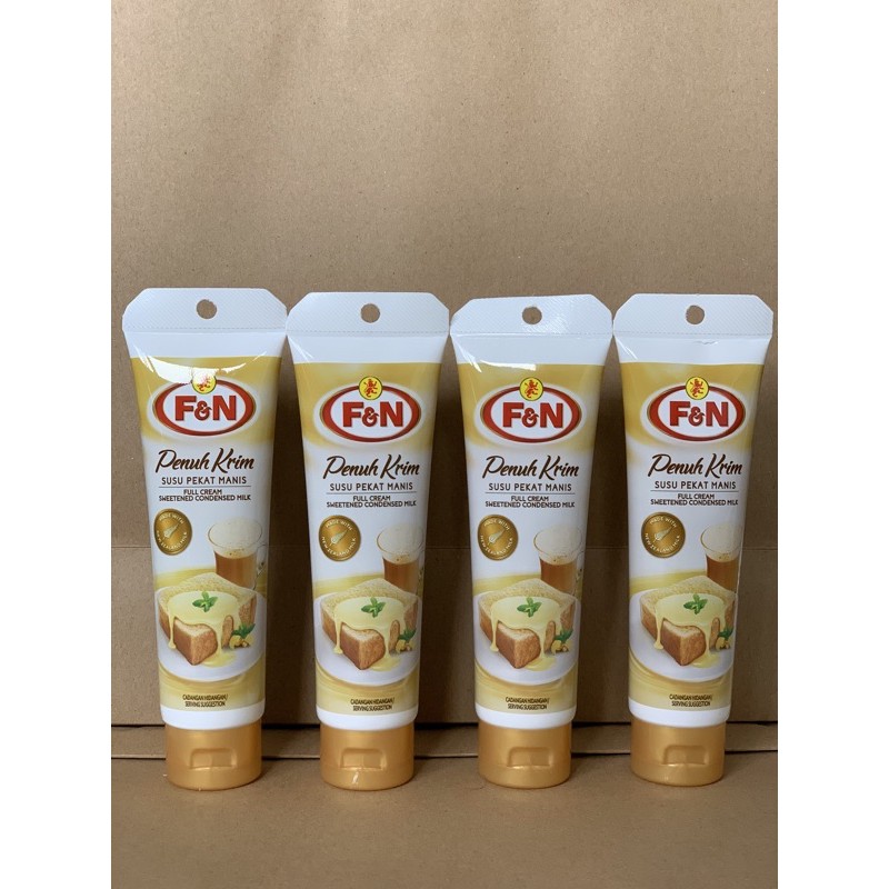 Made with NZ milk, F&N full cream condensed milk in tube Shopee Singapore