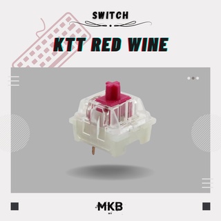 [Shop Malaysia] [ready stock] ktt wine red linear switches switch for mechanical or gaming keyboards - linear