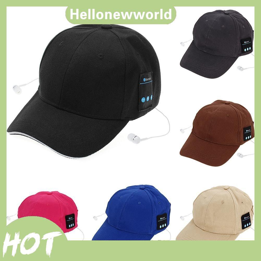 cap with bluetooth headphones