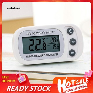 RICH_Refrigerator Hanging LCD Screen Digital Thermometer Waterproof Temperature Gauge