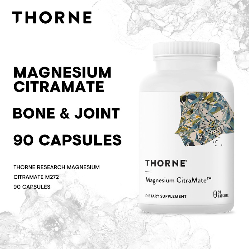 Thorne Research Magnesium CitraMate 90 Capsules (Best before July 2022