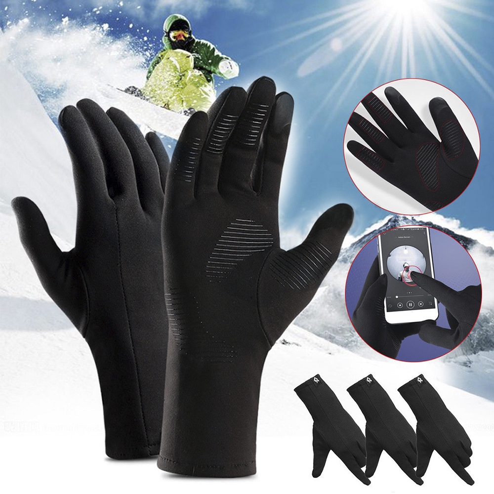 Download Winter Thermal Warm Full Finger Waterproof Gloves Cycling ...