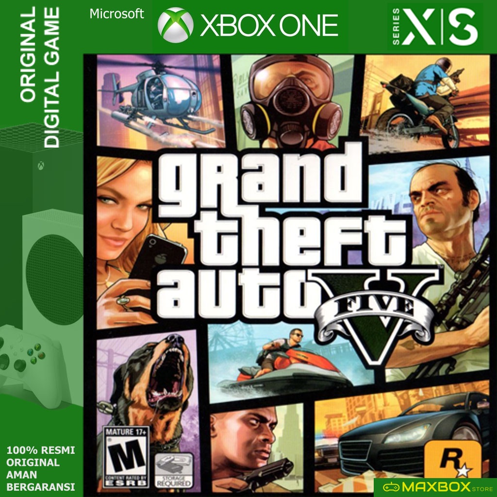 Grand Theft Auto GTA V XBOX original game | Shopee Singapore