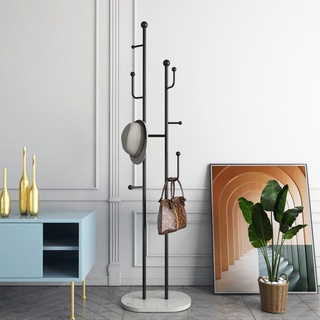 Marble Coat Rack Home Living Room Bedroom Modern Light Luxury Clothes Rack Creative Clothes Rack Stand #6