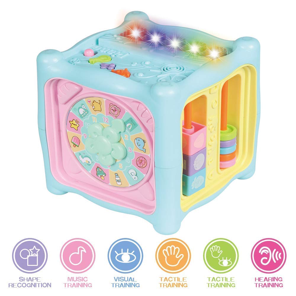 Baby Newborn Activity Cube Toys Musical Early Learning Piano Shopee Singapore