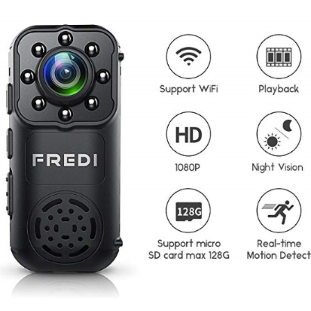 fredi 1080p hd mini camera wifi