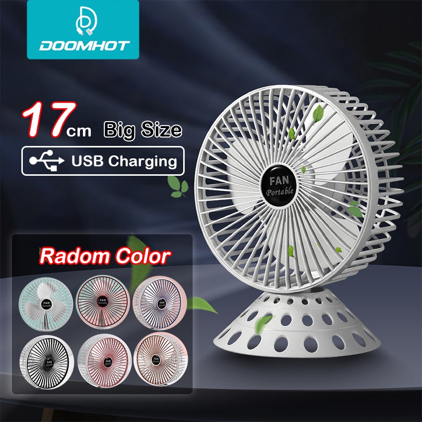 DoomHot USB Desk Fan Cooling Fan Big Size Fan Quiet Cooling Air Table