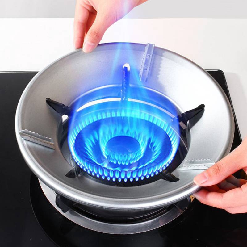 Home Gas Stove Fire Wind Proof Energy Saver Cover Cooktop ...