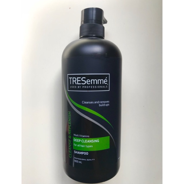 Tresemme Deep Cleansing Shampoo With Pump 900ml Shopee Singapore