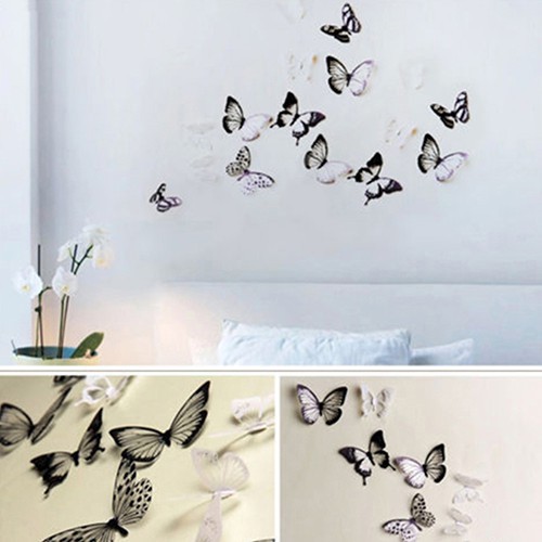 Download Furniture Stickers Eg 3d Butterfly Decor Decals New Fridge Hot Sale Wall Stickers Crystal 18 Pcs Home Furniture Diy