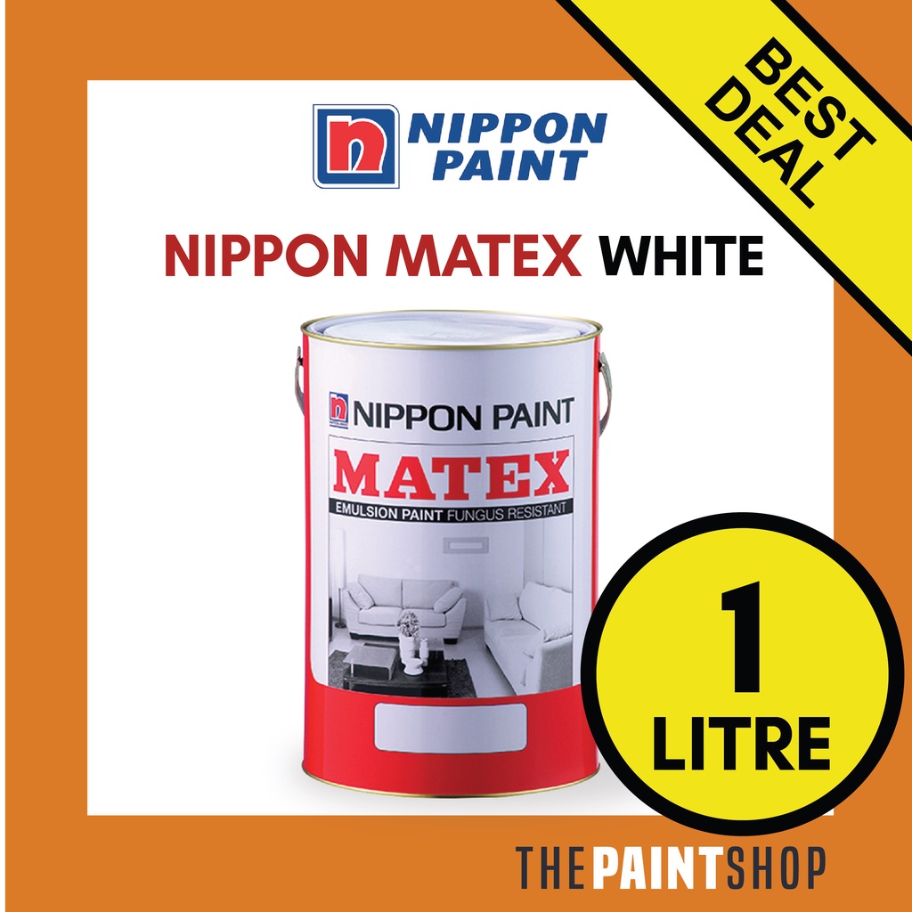 NIPPON PAINT Matex Paint 1L Shopee Singapore
