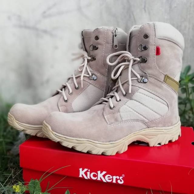 kickers suede boots