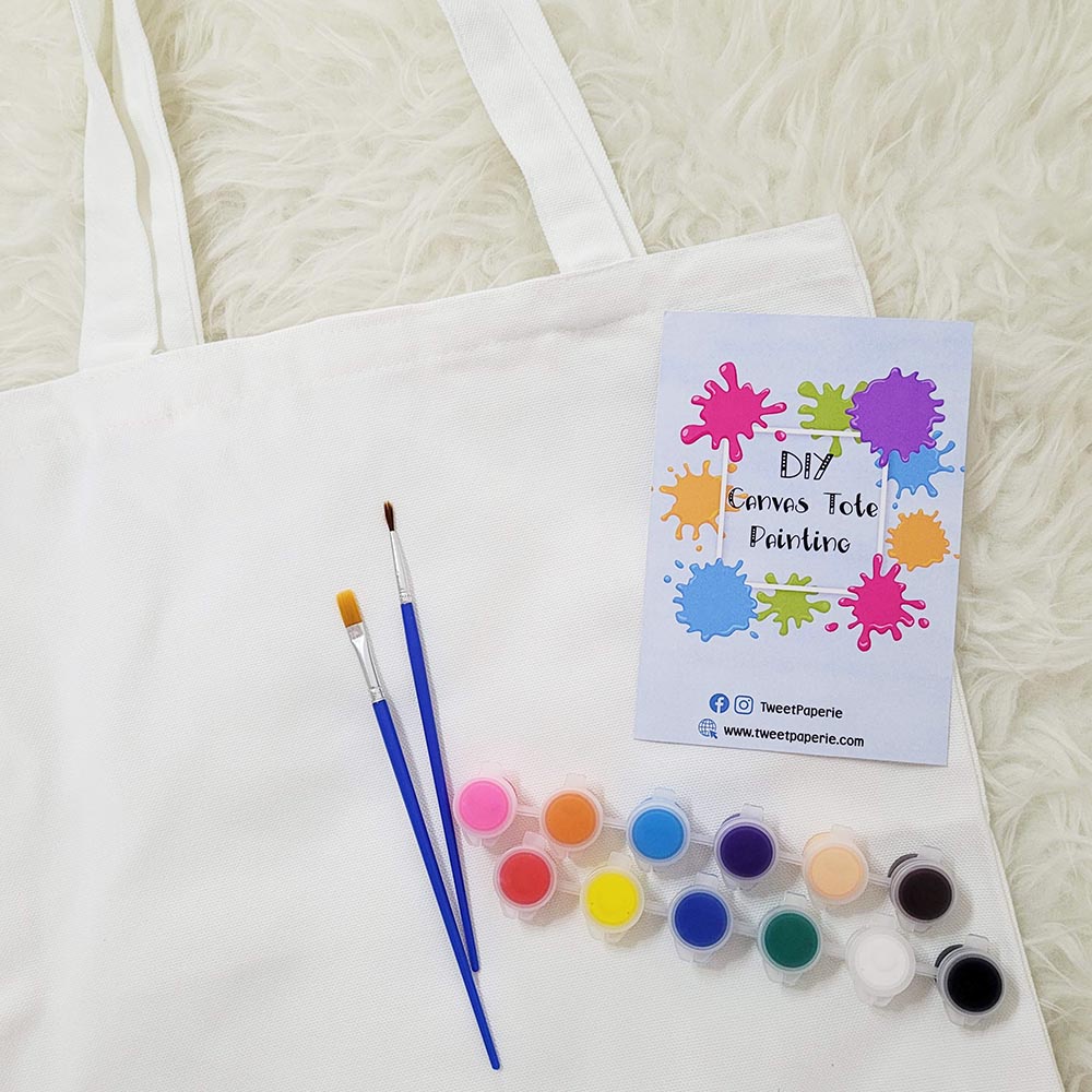 DIY Canvas Tote Bag Painting Kit Shopee Singapore