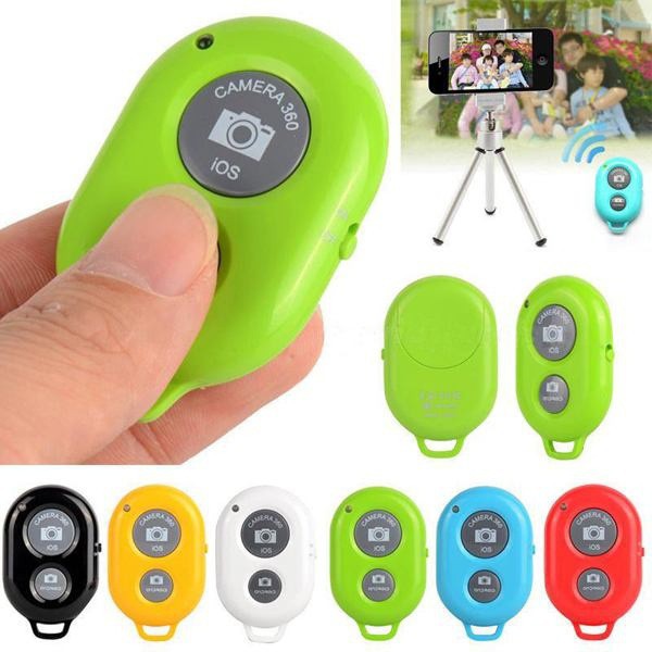 Wireless Bluetooth Camera Remote Control Self-timer Shutter yellow new