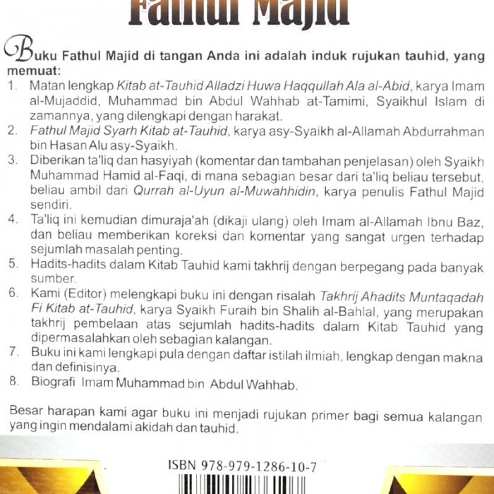 Buku tauhid zindani pdf