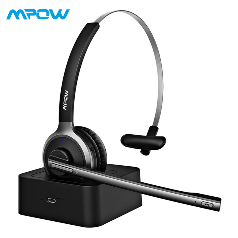 noise cancelling headset with mic bluetooth