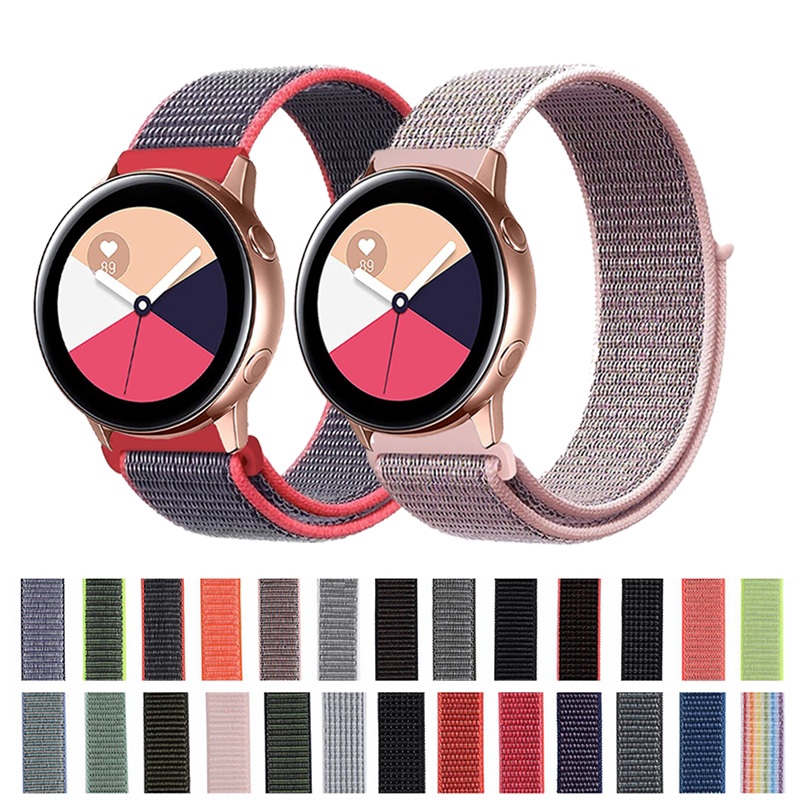 20mm Nylon Sport Strap for Samsung Galaxy Watch Active ...